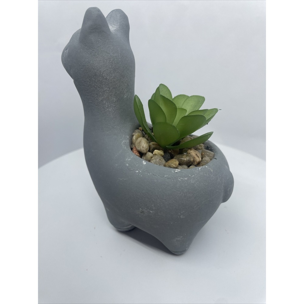 Llama Shape cute bonsai planter suitable for home garden office desktop decor - Picture 6 of 14